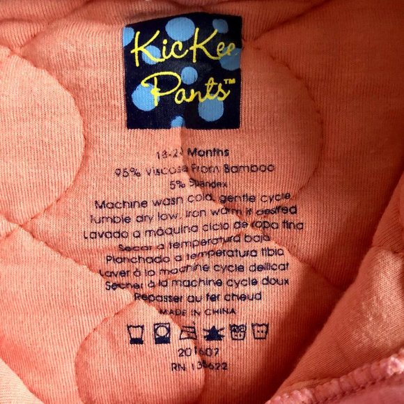 Kickee Pants Pink Animal Bear Quilted Onesie - Picture 3 of 5